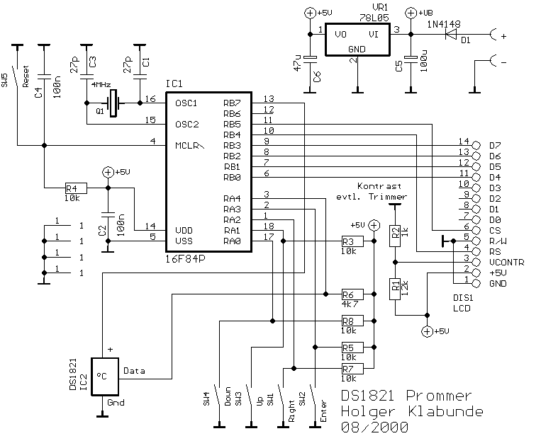 DS1821 Prommer