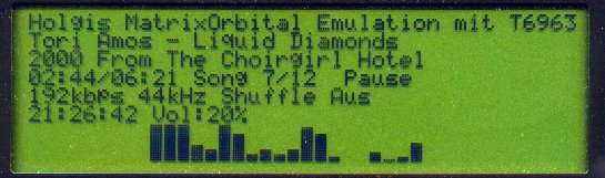 Winamp LCD-Display
